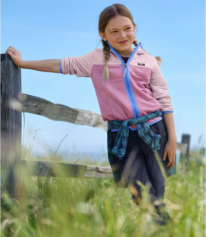 Kids' Airlight Full-Zip Hoodie, Colorblock - US 2571