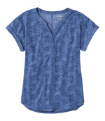 Women's Streamside Tee, Short-Sleeve Splitneck Print - US 1571