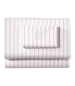 Sunwashed Percale Sheet Collection, Stripe Leaf - US 3064