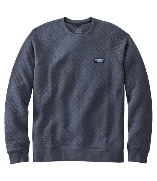 Men's Quilted Sweatshirt, Crewneck - US 5200