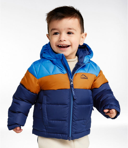 Infants' and Toddlers' Bean's Down Jacket, Colorblock - US 8430
