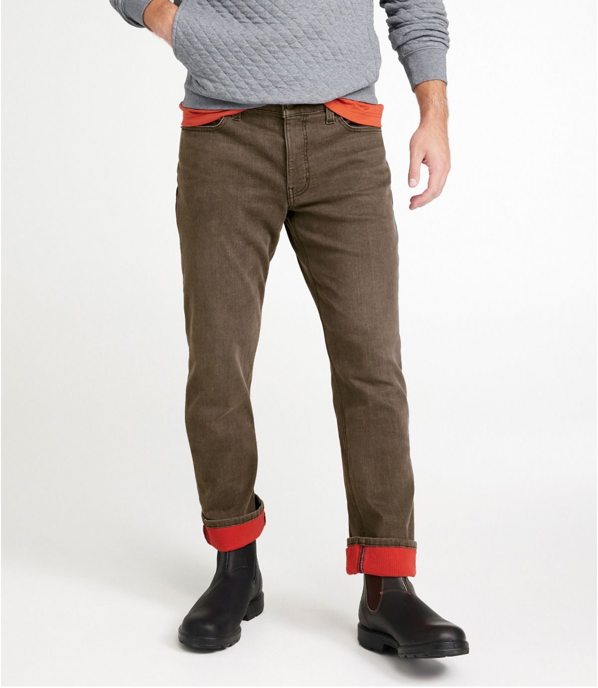 Men's BeanFlex® Jeans, Standard Athletic Fit, Fleece-Lined - US 3172