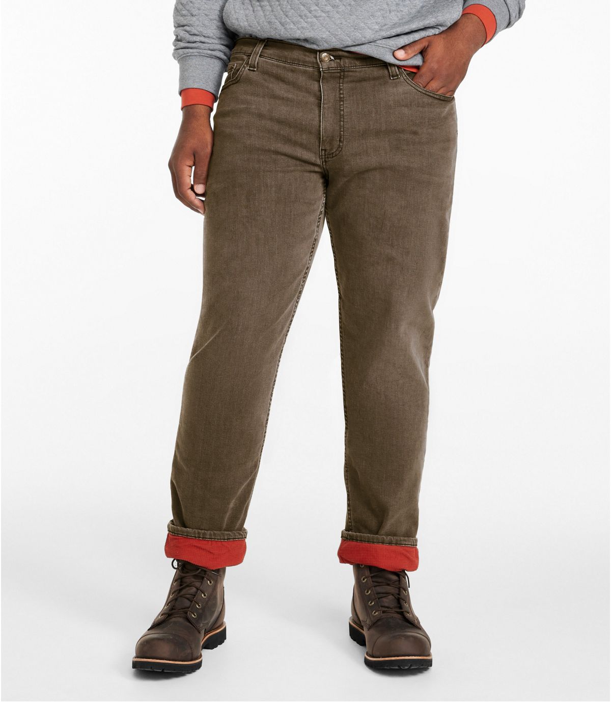Men's BeanFlex® Jeans, Standard Athletic Fit, Fleece-Lined - US 3172