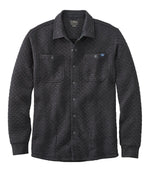 Men's Quilted Sweatshirts, Snap Overshirt - US 9842