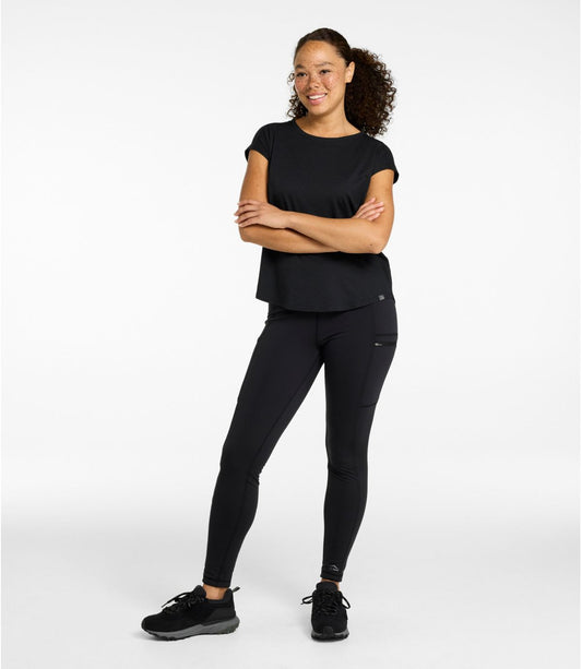 Women's PrimaLoft ThermaStretch Fleece Pocket Tights, Mid-Rise - US 9274