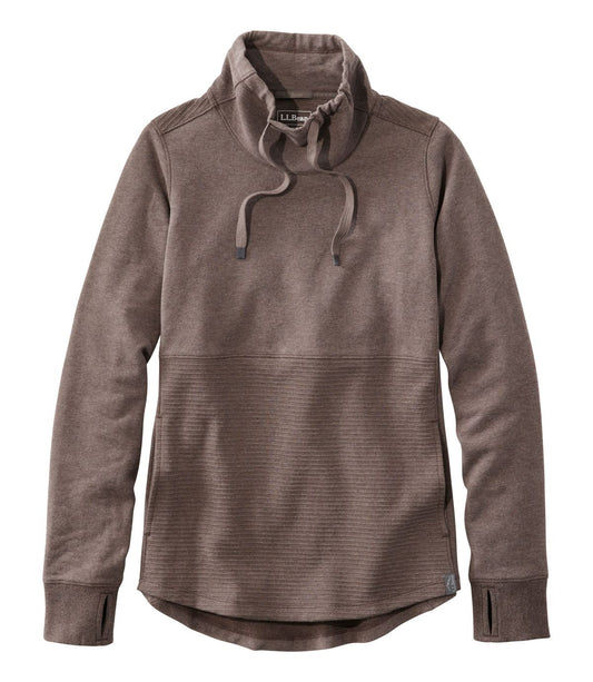 Women's L.L.Bean Cozy Mixed-Knit Pullover - US 8158