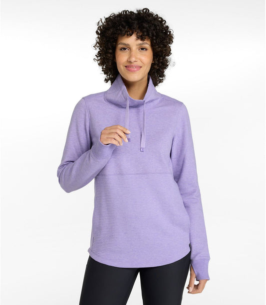 Women's L.L.Bean Cozy Mixed-Knit Pullover - US 8158
