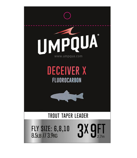 Umpqua Deceiver X Fluorocarbon Leaders, 9' - US 7057