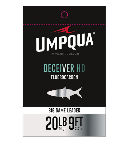 Umpqua Deceiver HD Big Game Fluorocarbon Leader, 9' - US 4844