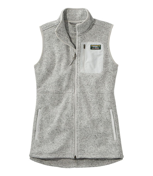 Women's L.L.Bean Sweater Fleece Long Vest - US 5471