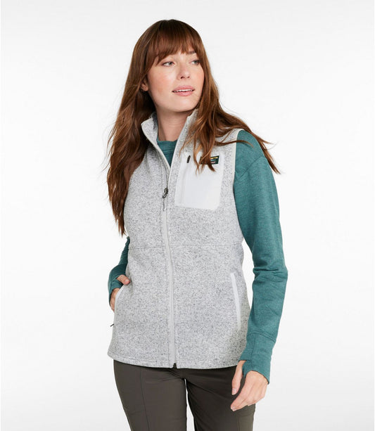 Women's L.L.Bean Sweater Fleece Long Vest - US 5471
