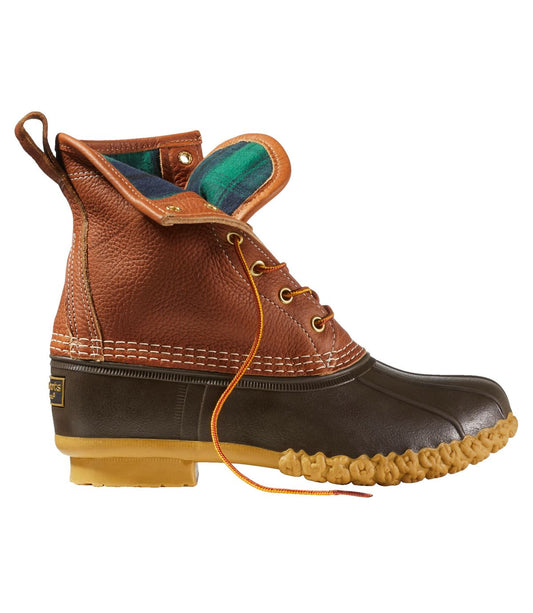 Women's Bean Boots, 8" Flannel-Lined Insulated - US 3782