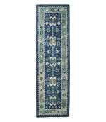 Double Border Wool Hooked Runner - US 6334