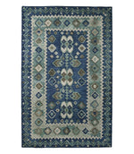 Double Border Wool Hooked Rug - US 3709