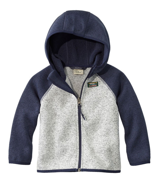 Infants' and Toddlers' L.L.Bean Sweater Fleece, Hooded Colorblock - US 2725