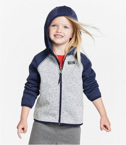 Infants' and Toddlers' L.L.Bean Sweater Fleece, Hooded Colorblock - US 2725