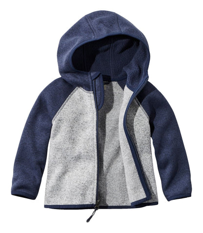 Infants' and Toddlers' L.L.Bean Sweater Fleece, Hooded Colorblock - US 2725