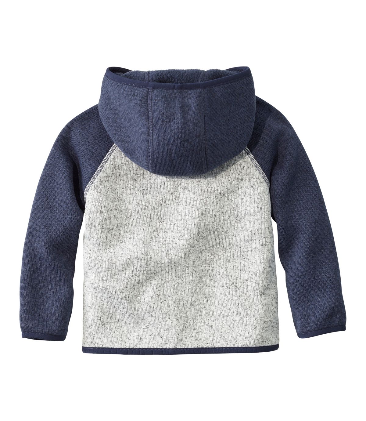 Infants' and Toddlers' L.L.Bean Sweater Fleece, Hooded Colorblock - US 9562