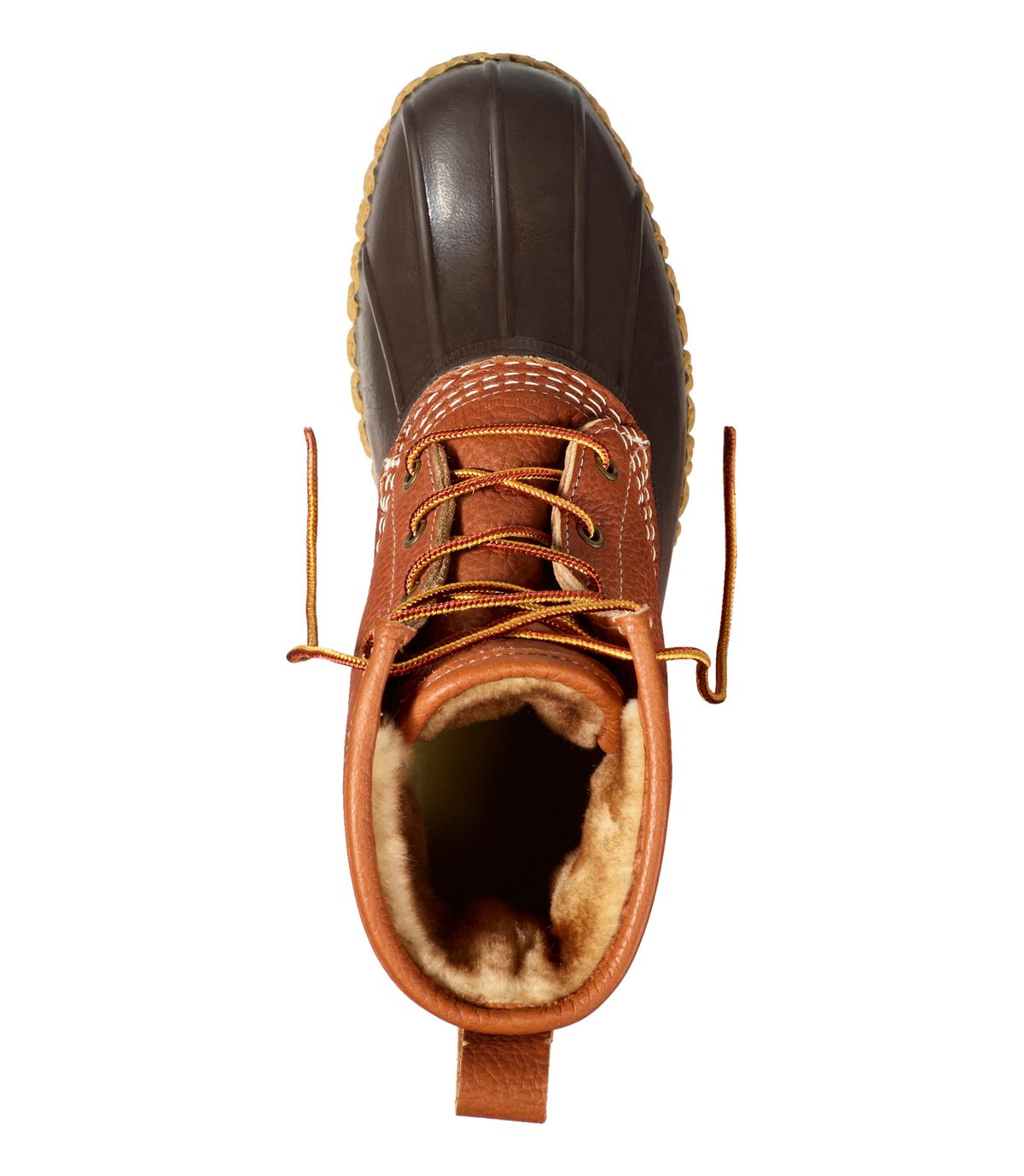Men's Bean Boots, 8" Shearling-Lined Insulated - US 6892