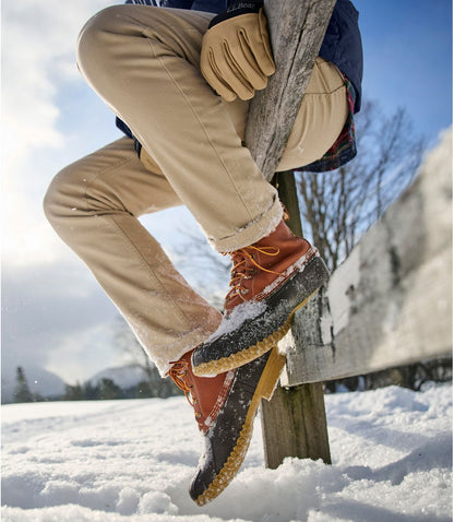 Men's Bean Boots, 8" Shearling-Lined Insulated - US 6892
