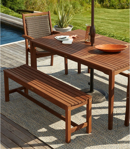 Eucalyptus Farmhouse Bench - US 9096