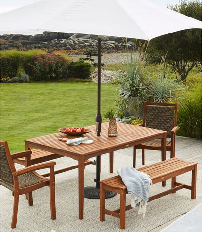 Eucalyptus Farmhouse Bench - US 9096