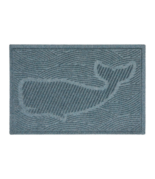 Everyspace Recycled Waterhog Doormat, Swimming Whale - US 7084
