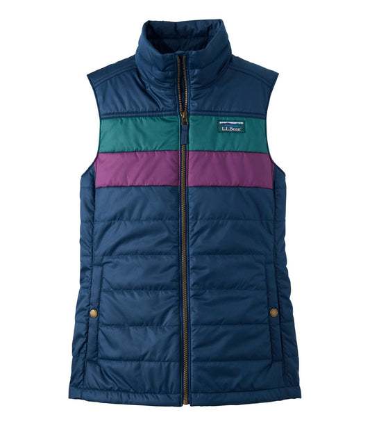 Women's Mountain Classic Puffer Vest, Colorblock - US 7174