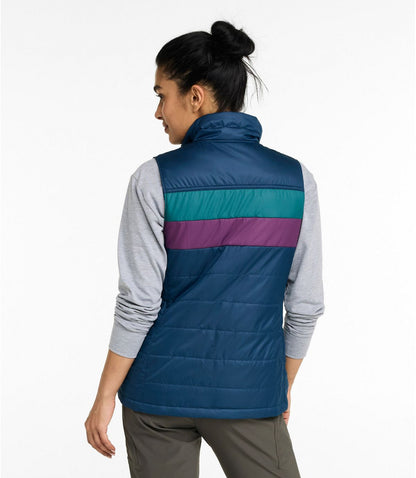 Women's Mountain Classic Puffer Vest, Colorblock - US 7174