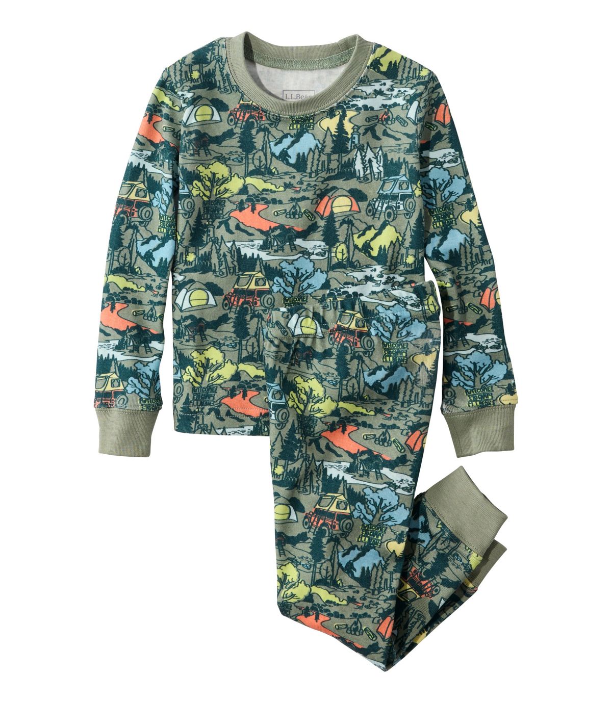 Toddlers' Organic Cotton Fitted Pajamas - US 0418