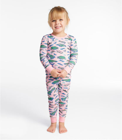 Toddlers' Organic Cotton Fitted Pajamas - US 0418