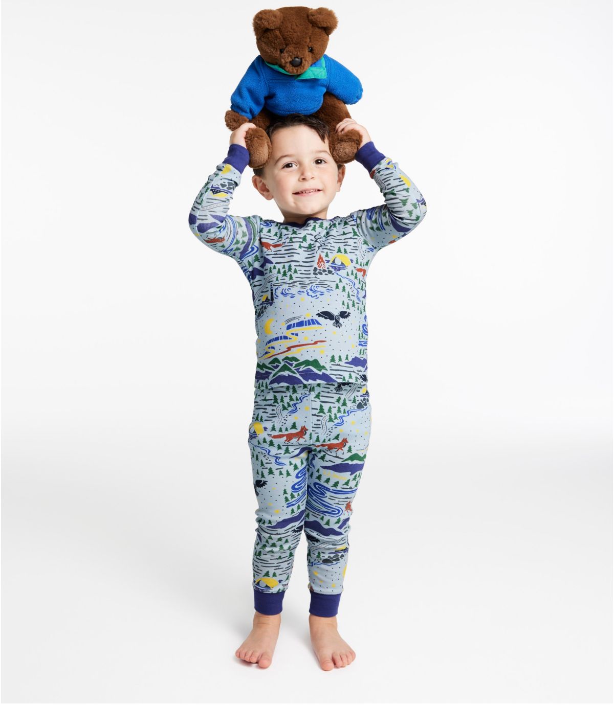 Toddlers' Organic Cotton Fitted Pajamas - US 0418