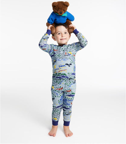 Toddlers' Organic Cotton Fitted Pajamas - US 0418
