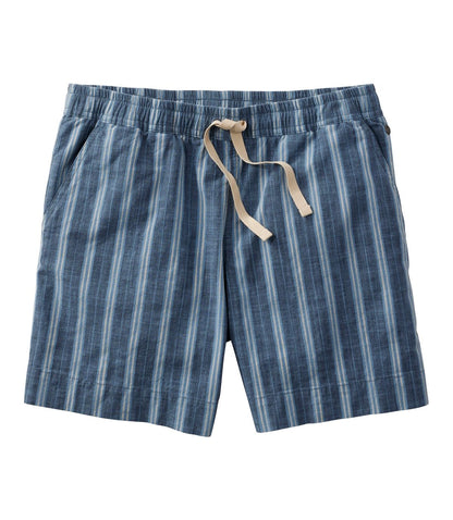 Women's Lakewashed Dock Shorts, Mid-Rise Stripe - US 4330