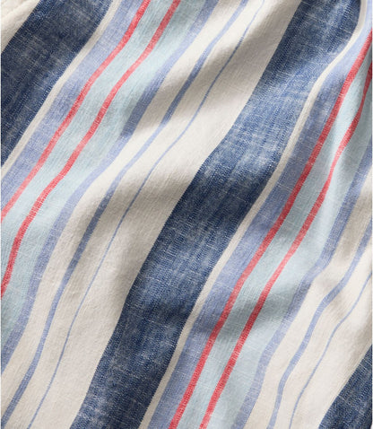 Women's Lakewashed Dock Shorts, Mid-Rise Stripe - US 4330