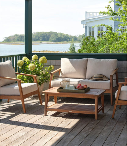 Eucalyptus 4-Piece Patio Set - US 9528