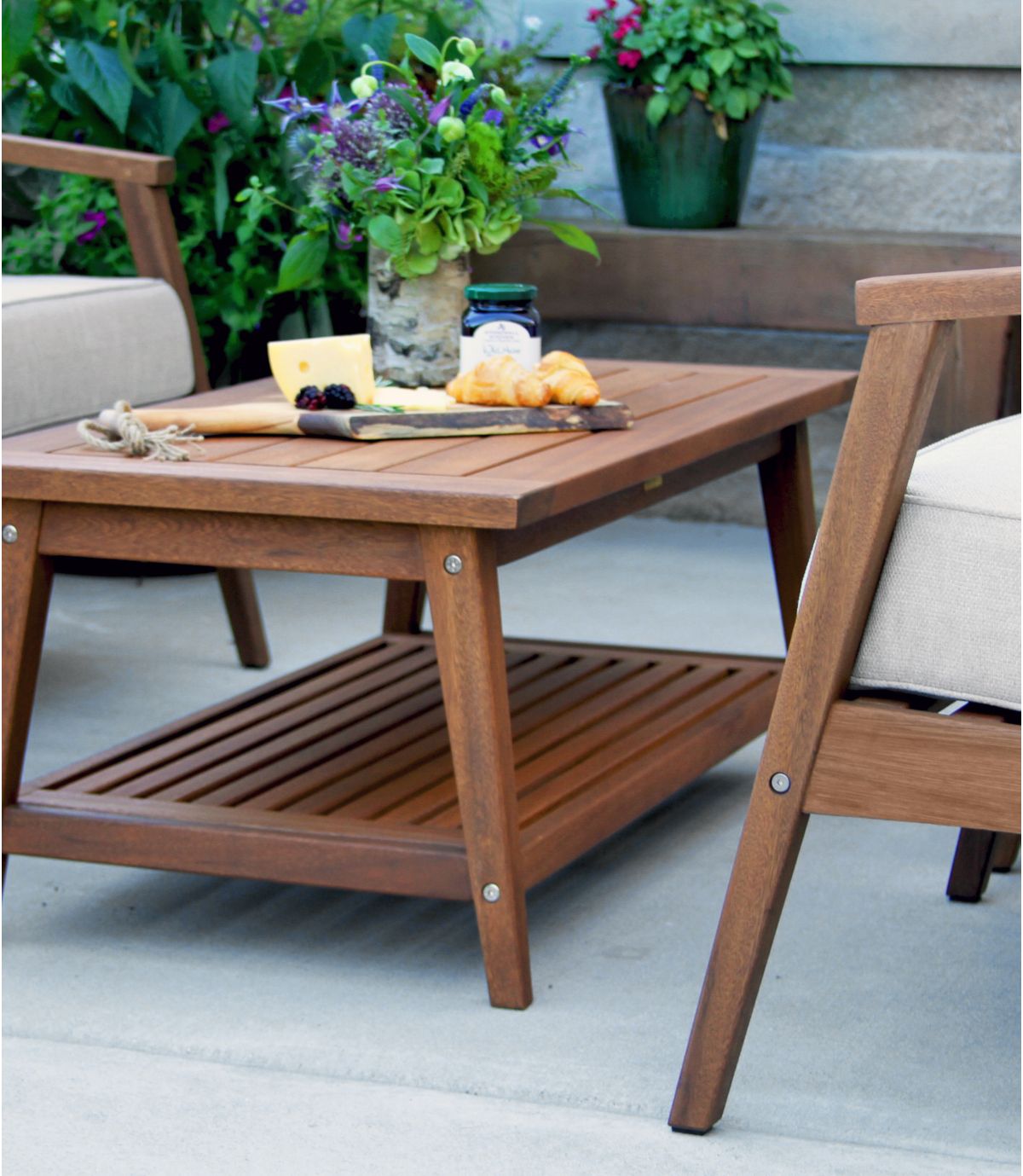 Eucalyptus 4-Piece Patio Set - US 9528