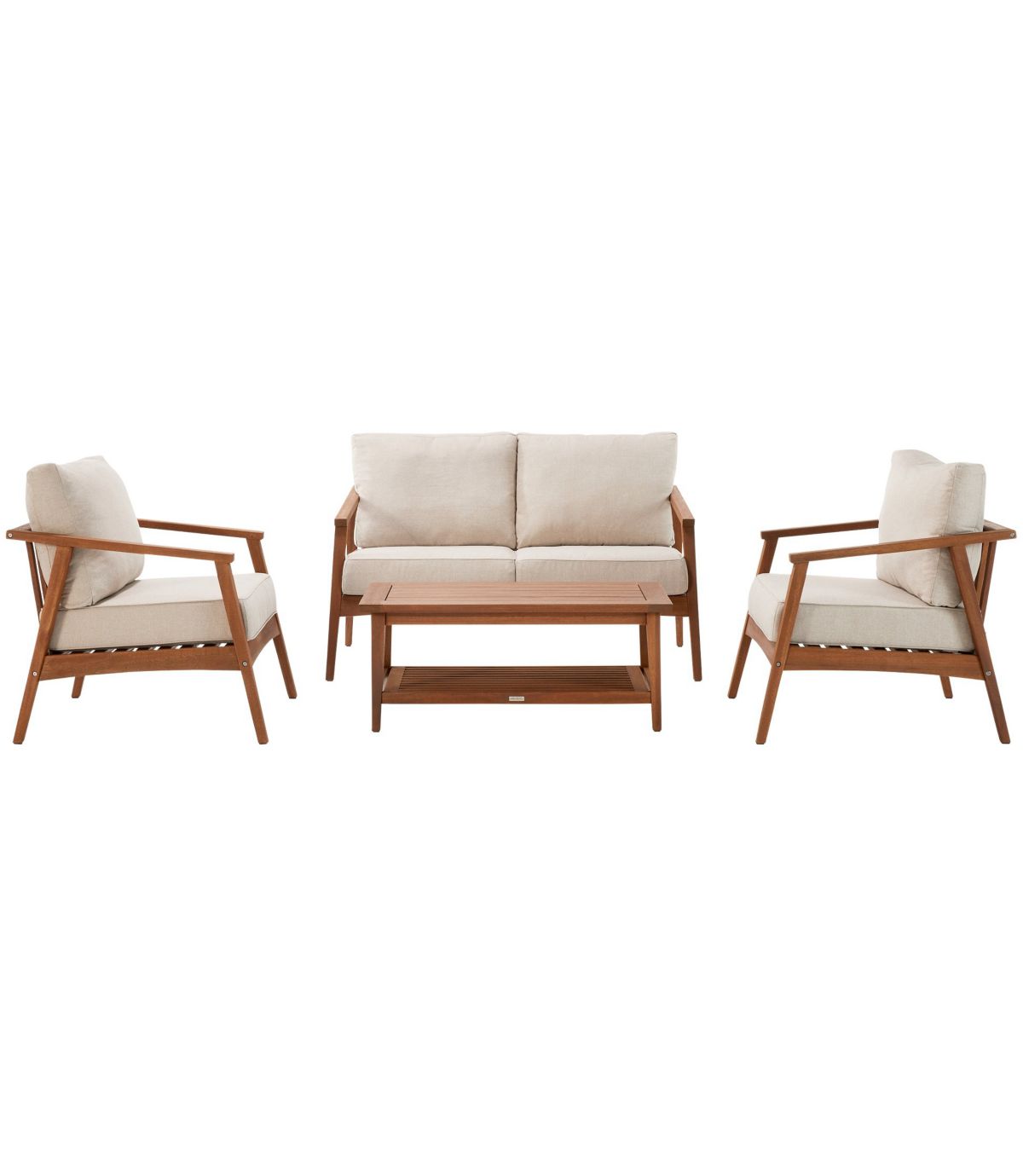 Eucalyptus 4-Piece Patio Set - US 9528