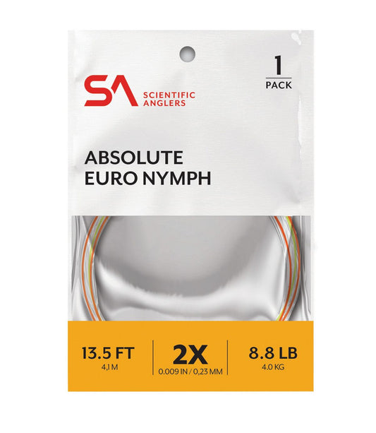 Scientific Angler Absolute Euro Nymph Leader, 2X - US 8193
