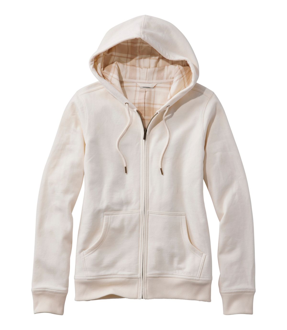 Women's L.L.Bean 1912 Sweatshirt, Flannel-Lined Hoodie - US 4391