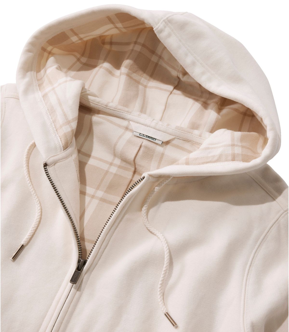 Women's L.L.Bean 1912 Sweatshirt, Flannel-Lined Hoodie - US 4391