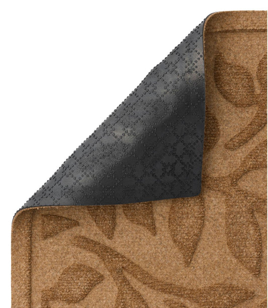 Heavyweight Recycled Waterhog Doormat, Woodland Leaf - US 0986