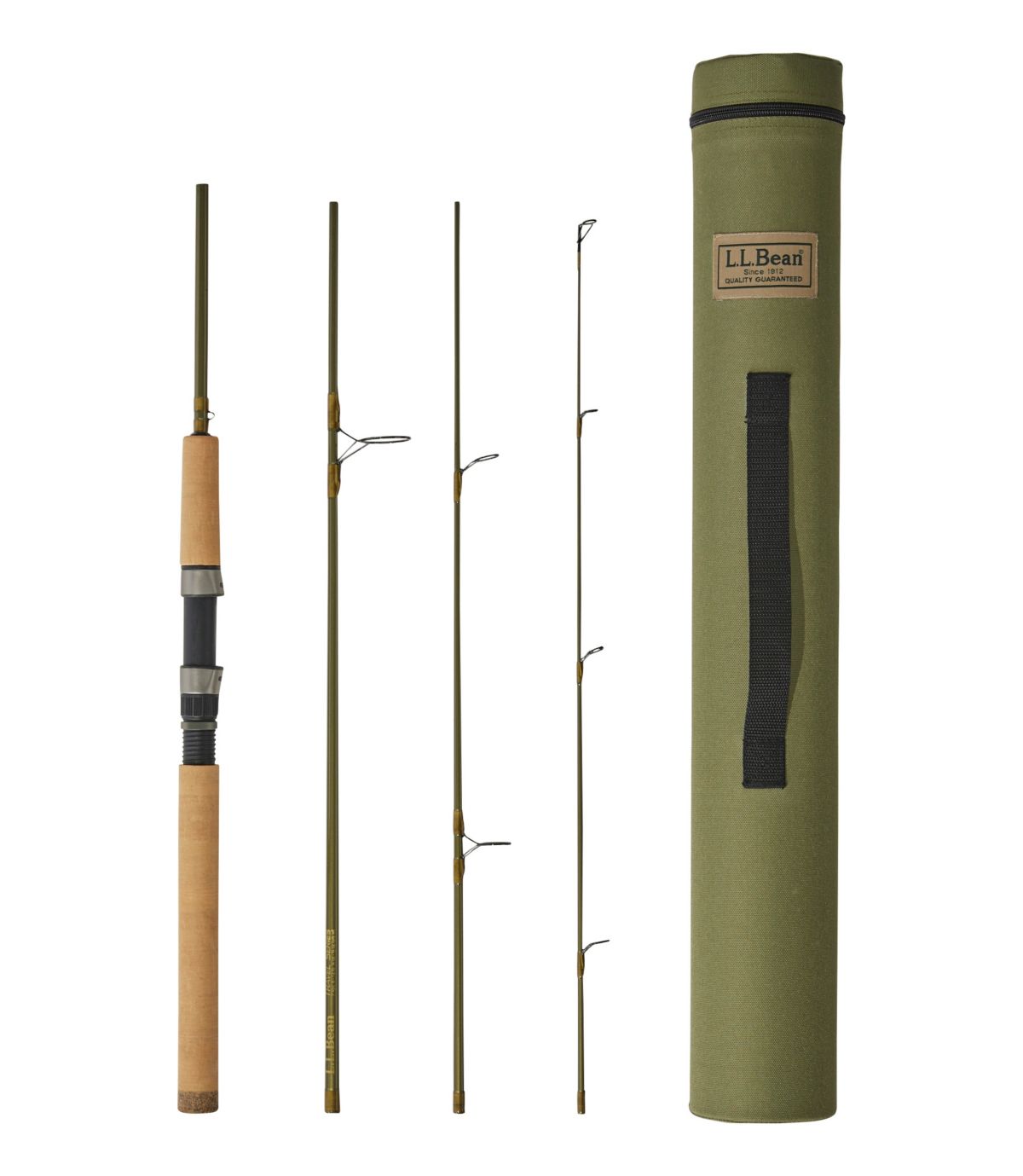 L.L. Bean Travel Spin Rod, 4-pc. - US 8028