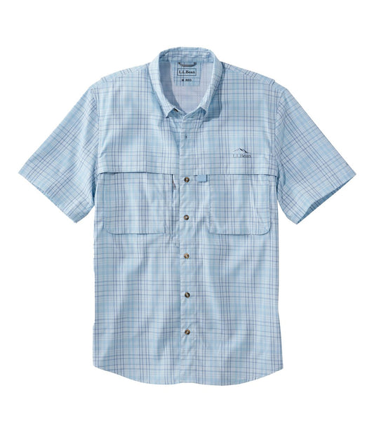 Men's Tropicwear Shirt, Plaid Short-Sleeve - US 5315