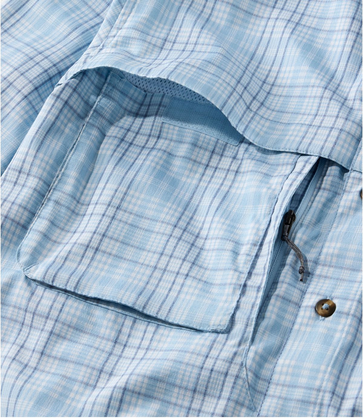 Men's Tropicwear Shirt, Plaid Long-Sleeve - US 3378