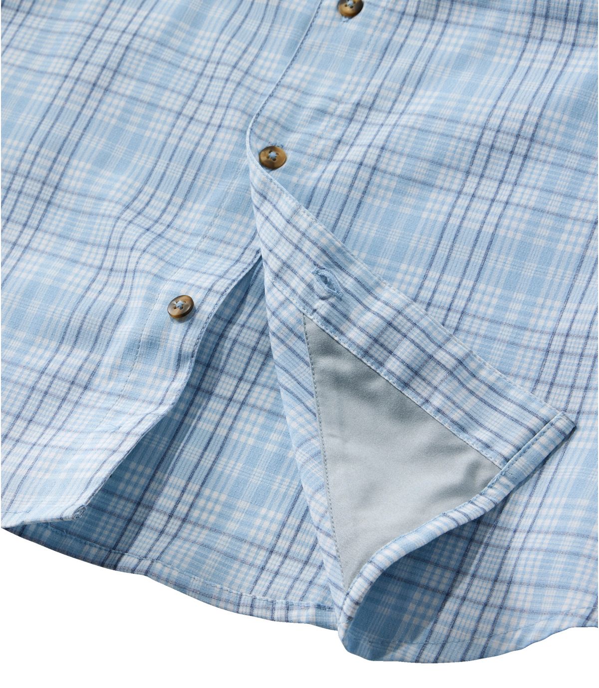 Men's Tropicwear Shirt, Plaid Long-Sleeve - US 3378