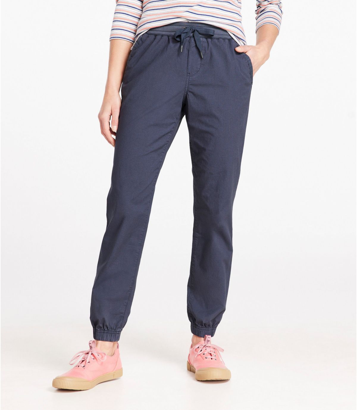 Women's Stretch Ripstop Pull-On Pants, Slim-Leg Jogger - US 6732