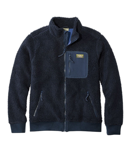 Men's Bean's Sherpa Fleece Jacket - US 6851