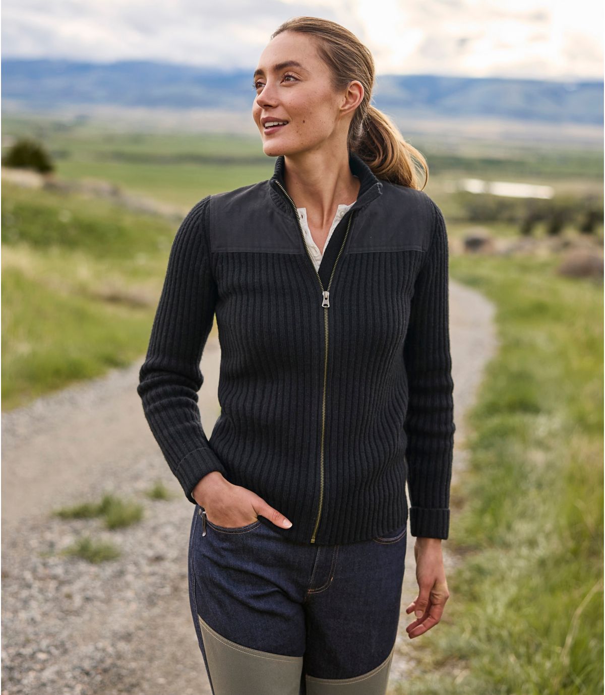 Women's Commando Sweater, Full-Zip - US 7686