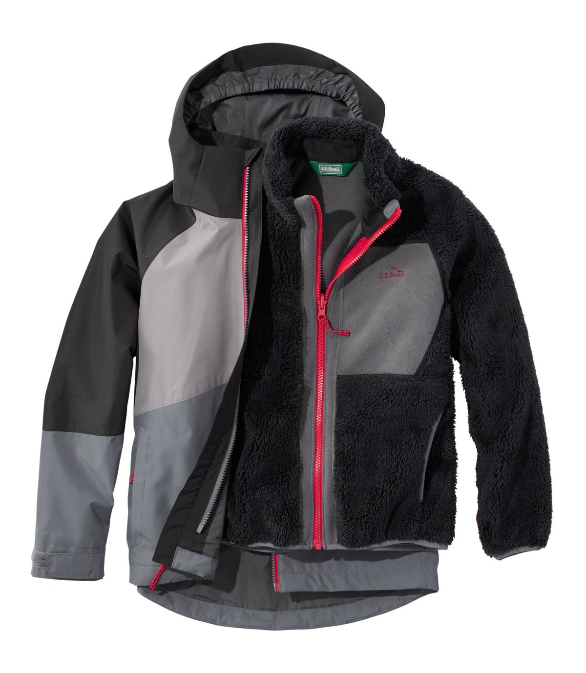 Kids' Fleece-Lined 3-in-1 Jacket - US 7677